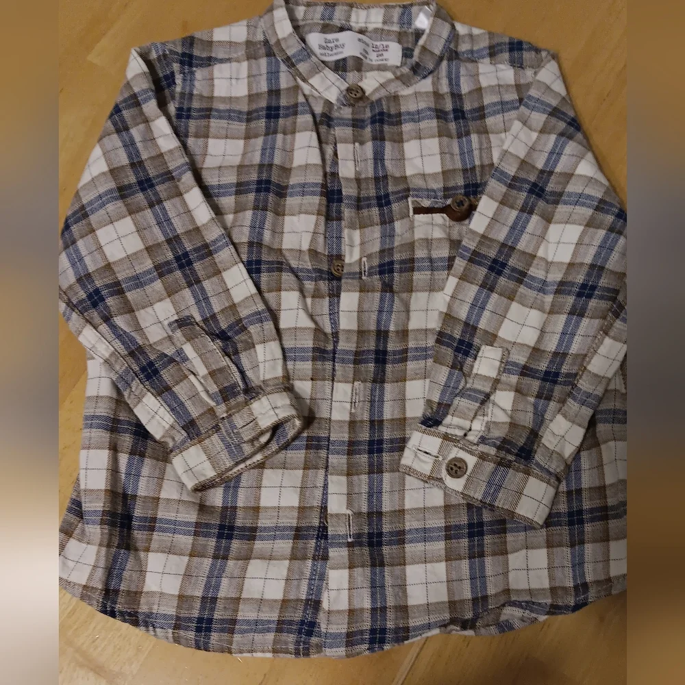 4 Piece Button Up Bundle H&M Zara Carter's EUC - Picture 5 of 5